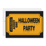 Halloween Ticket Invitation