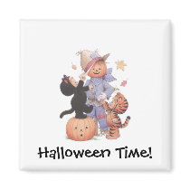 Halloween Time! - Halloween Magnet by nightmare7darkangel Halloween Time! - Halloween Magnet