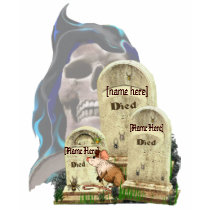 Halloween Tombstones  T-Shirt
