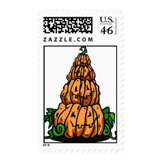 Halloween Totem Pole stamp
