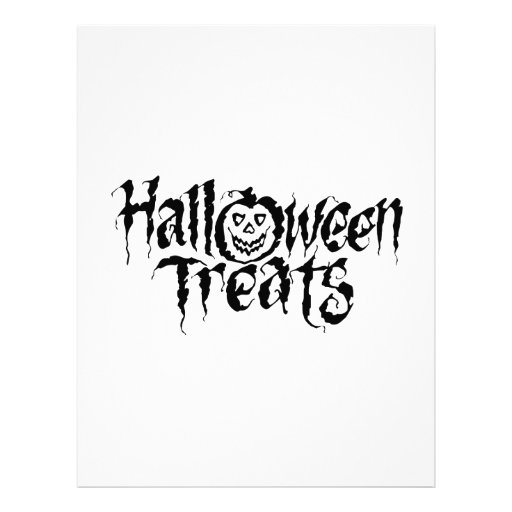 Halloween Treats Letterhead Template