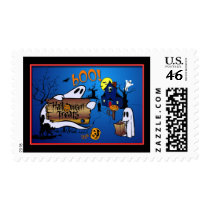 Halloween Treats Postage Stamps for Kids