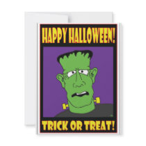 HALLOWEEN TRICK OR TREAT CARD invitations by MONSTERVISIONS HALLOWEEN TRICK OR TREAT CARD invitations