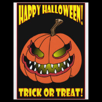 HALLOWEEN TRICK OR TREAT CARDS -1 flyers