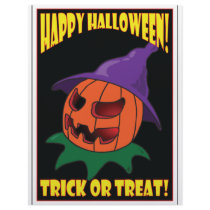 HALLOWEEN TRICK OR TREAT CARDS -1 letterhead