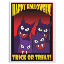 HALLOWEEN TRICK OR TREAT CARDS -1 letterhead