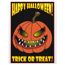 HALLOWEEN TRICK OR TREAT CARDS -1 letterhead