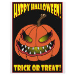 HALLOWEEN TRICK OR TREAT CARDS -1 LETTERHEAD TEMPLATE