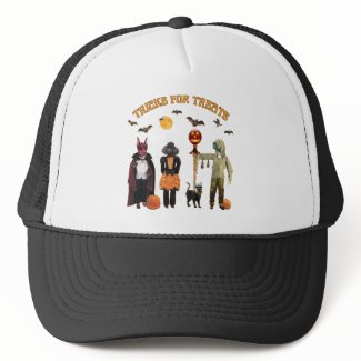 Halloween Trick or Treat dogs