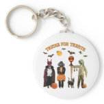 Halloween Trick or Treat Dogs Key Chains