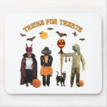 Halloween Trick or Treat Dogs Mouse Pads