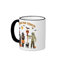 Halloween Trick or Treat Dogs Mugs