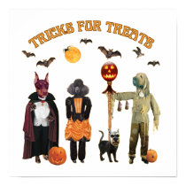 Halloween Trick or Treat Dogs posters