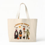 Halloween Trick or Treat Dogs Tote Bag