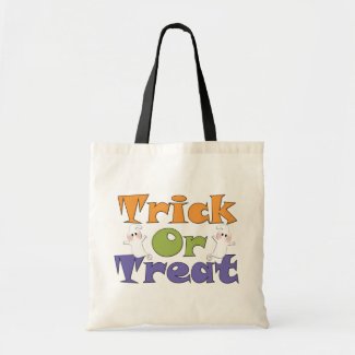 Halloween Trick or Treat Ghosts Bag