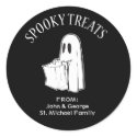 Halloween Trick or Treat Labels stickers