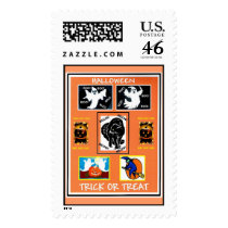 Halloween Trick or Treat postage