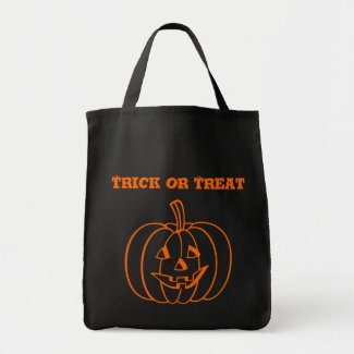 Halloween Trick or Treat Pumpkin Bag bag