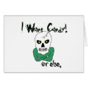 Halloween Trick-or-Treat Skeleton card