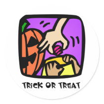 Halloween Trick Or Treat Stickers