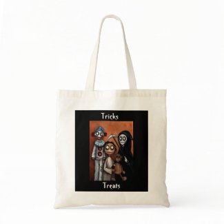 Halloween Trick or Treat Tote Bag bag