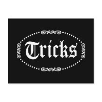 Halloween Tricks and Treats postcards by opheliasart Halloween Tricks and Treats postcards