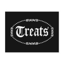 Halloween Tricks and Treats postcards by opheliasart Halloween Tricks and Treats postcards