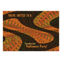 Halloween Trip Party Invitations