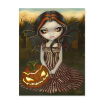 "Halloween Twilight" Postcard by strangeling "Halloween Twilight" Postcard
