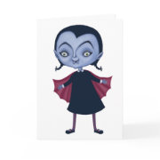 Halloween Vampire Card card