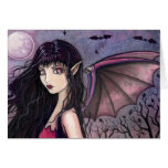 Halloween Vampire Fairy Card