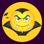 Halloween Vampire Smiley