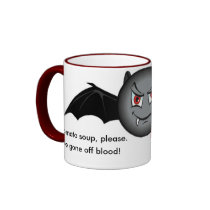 Halloween - Vegetarian Bat mugs