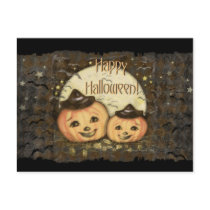 Halloween Vintage Postcard