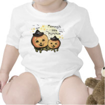 Halloween Vintage Pumpkins Onesie / T-Shirt by jamiecreates1 Halloween Vintage Pumpkins Onesie / T-Shirt