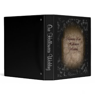 Halloween Wedding Aged Rose Avery Binder binder