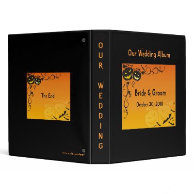 Halloween Wedding Binder