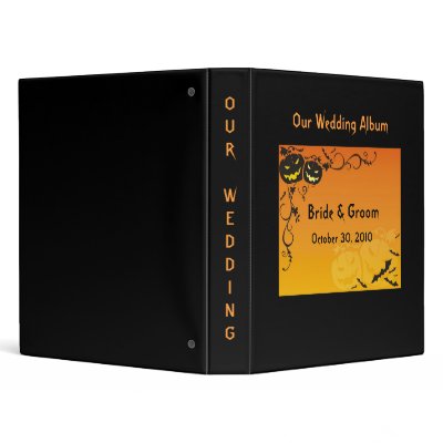 Halloween Wedding Binder