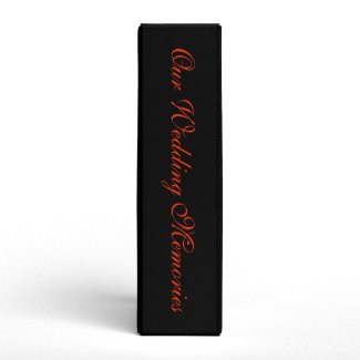 Halloween Wedding Guestbook binder
