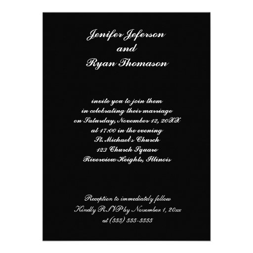 halloween wedding Invitation