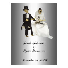 halloween wedding Invitation