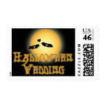 Halloween Wedding Invitation Postage Stamp