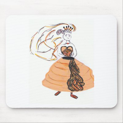 Halloween Wedding Mouse Pads