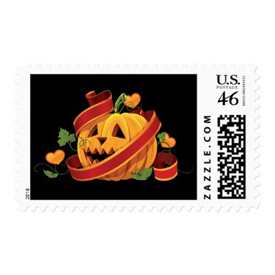 Halloween Wedding Postage