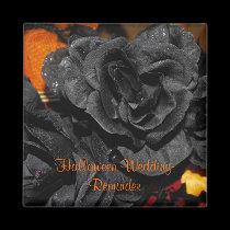 Halloween Wedding Reminder Magnet