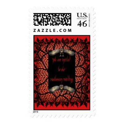 Halloween Wedding Stamps