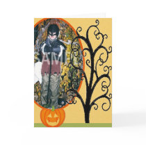 Halloween Wicked Tree Photo Card