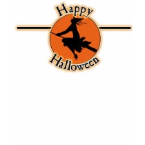 Halloween Witch and Moon Shirt