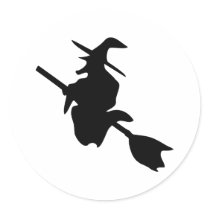 halloween witch black icon stickers