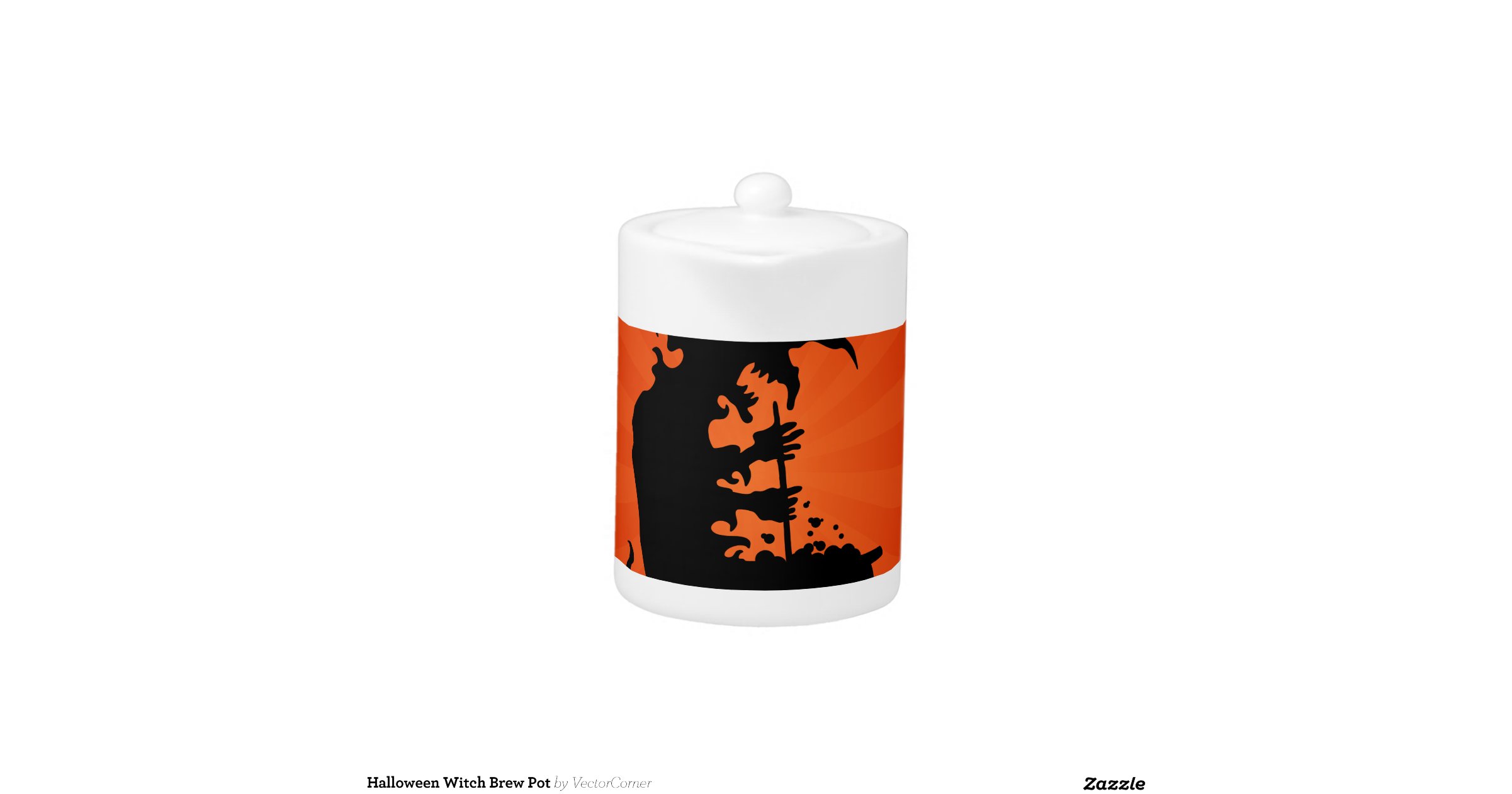 Halloween Witch Brew Pot Zazzle